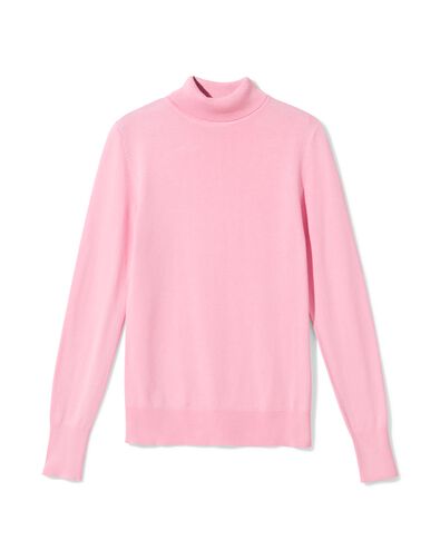 pull col femme Lois rose - 36302790PINK - HEMA
