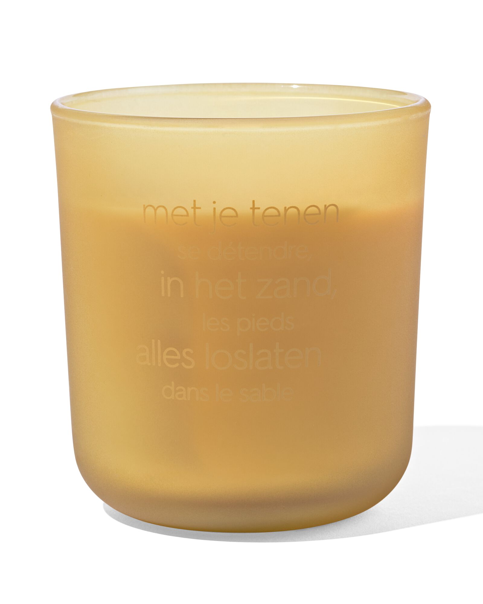 geurkaars een hele dag strand