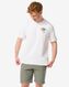 Herren-T-Shirt, mit Rückenaufdruck weiß L - 2115816 - HEMA