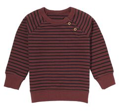 Baby-Sweatshirt, Streifen dunkelbraun dunkelbraun - 1000029151 - HEMA