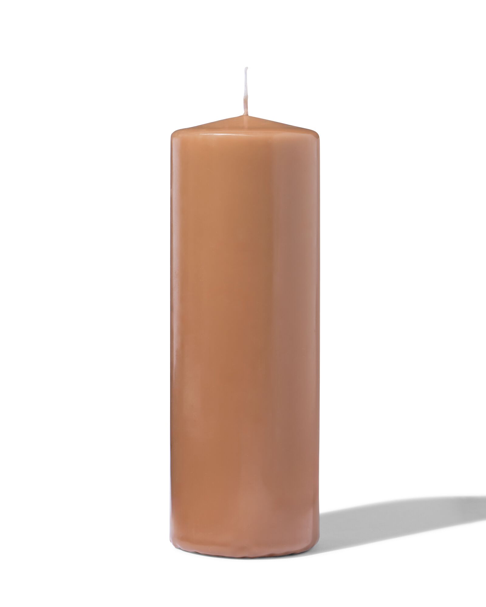 bougie cylindrique &Oslash;7x20cm brun - 13504048 - HEMA