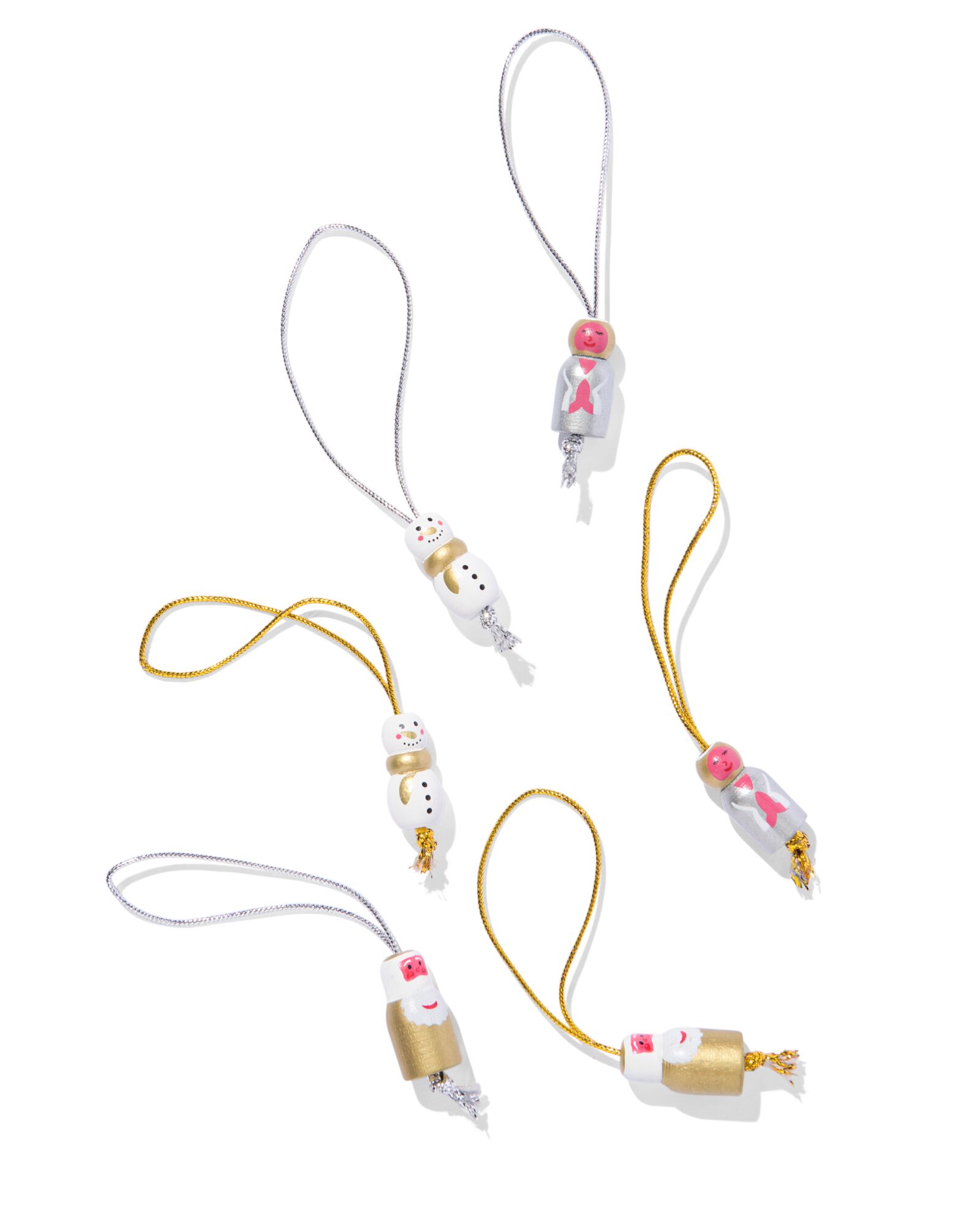 gelukspoppetjes Kerst - 6 stuks - 25300073 - HEMA