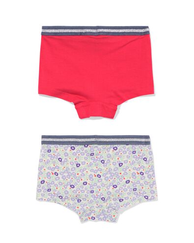 Kinder-Boxershorts Blumen &ndash; 2 St&uuml;ck rosa - 19390270PINK - HEMA