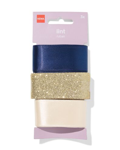 Band 3,5m Satin, Gold &ndash; 3 St&uuml;ck - 14793314 - HEMA