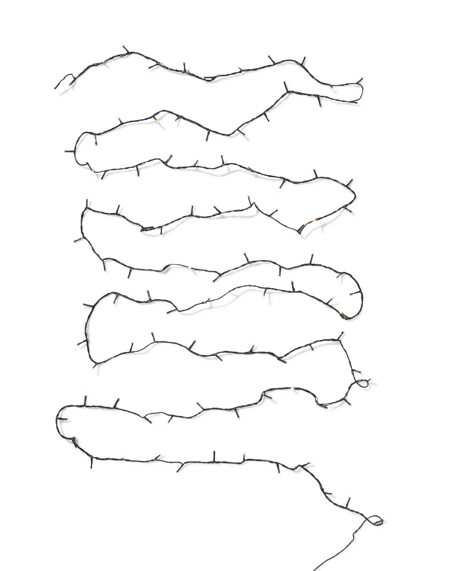lichtsnoer 12m met 100 LED lampjes twinkelend voor binnen en buiten - 25510010 - HEMA