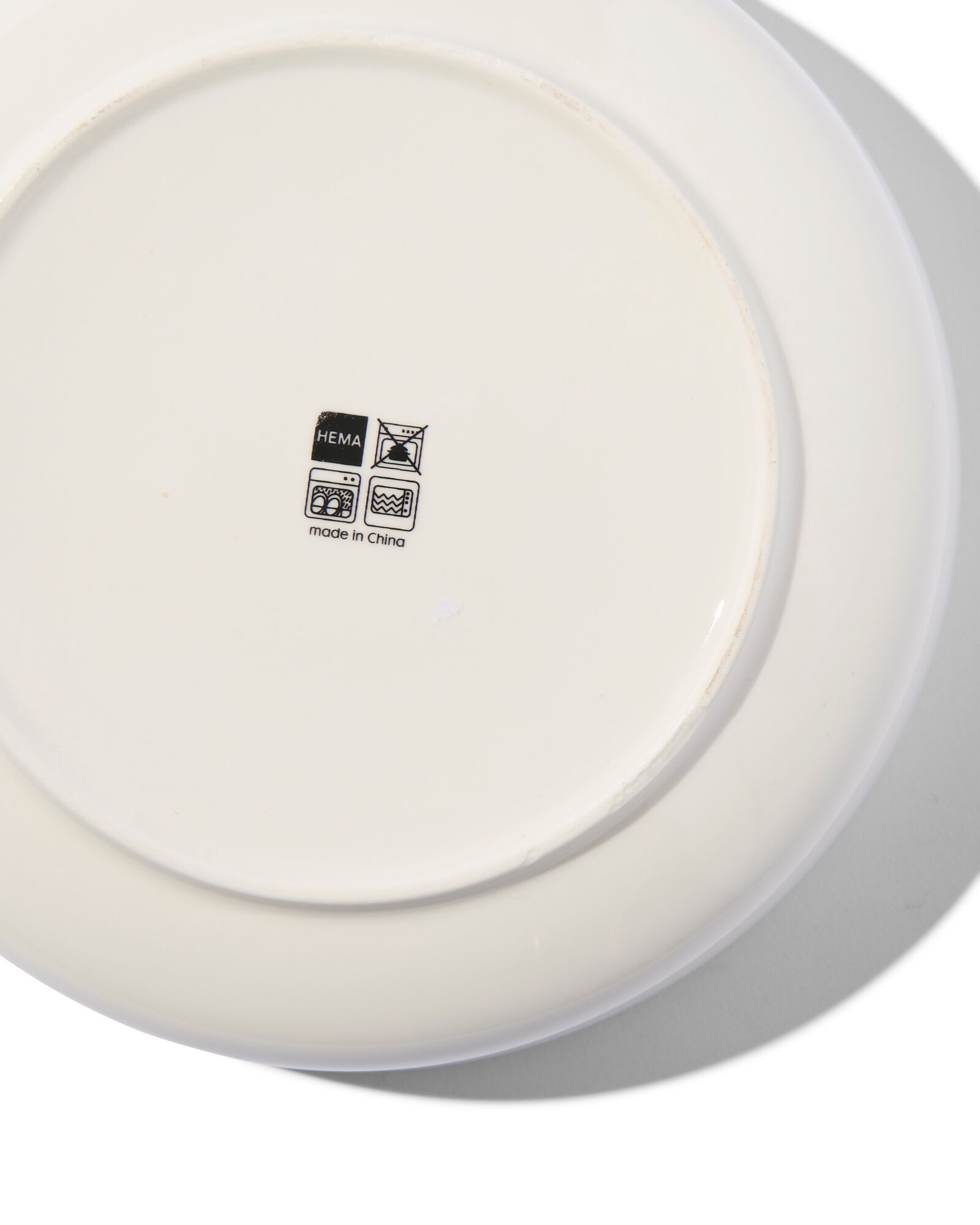 assiette creuse - 21 cm - Rome - new bone - blanche - 9602044 - HEMA