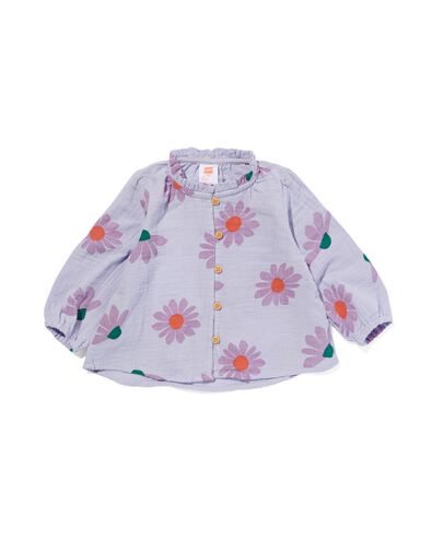 Ayla Musselin Bluse - Leo/Lila/Gelb main image 1