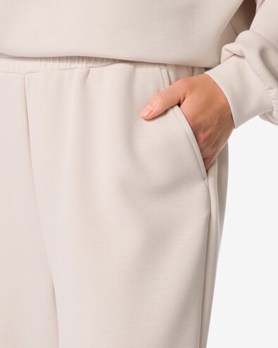 pantalon de surv&ecirc;tement femme coupe ample cr&egrave;me cr&egrave;me - 36010202CREAM - HEMA