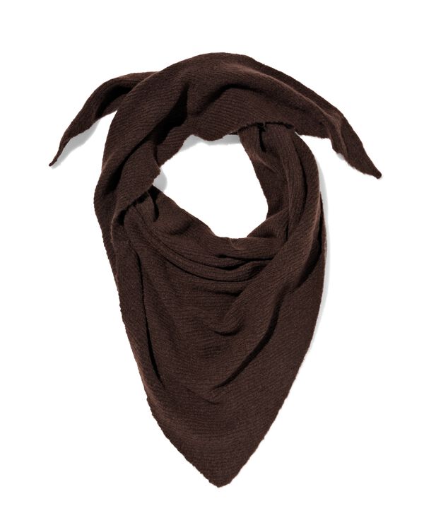 &eacute;charpe femme triangle 140x65cm marron - 16451087 - HEMA