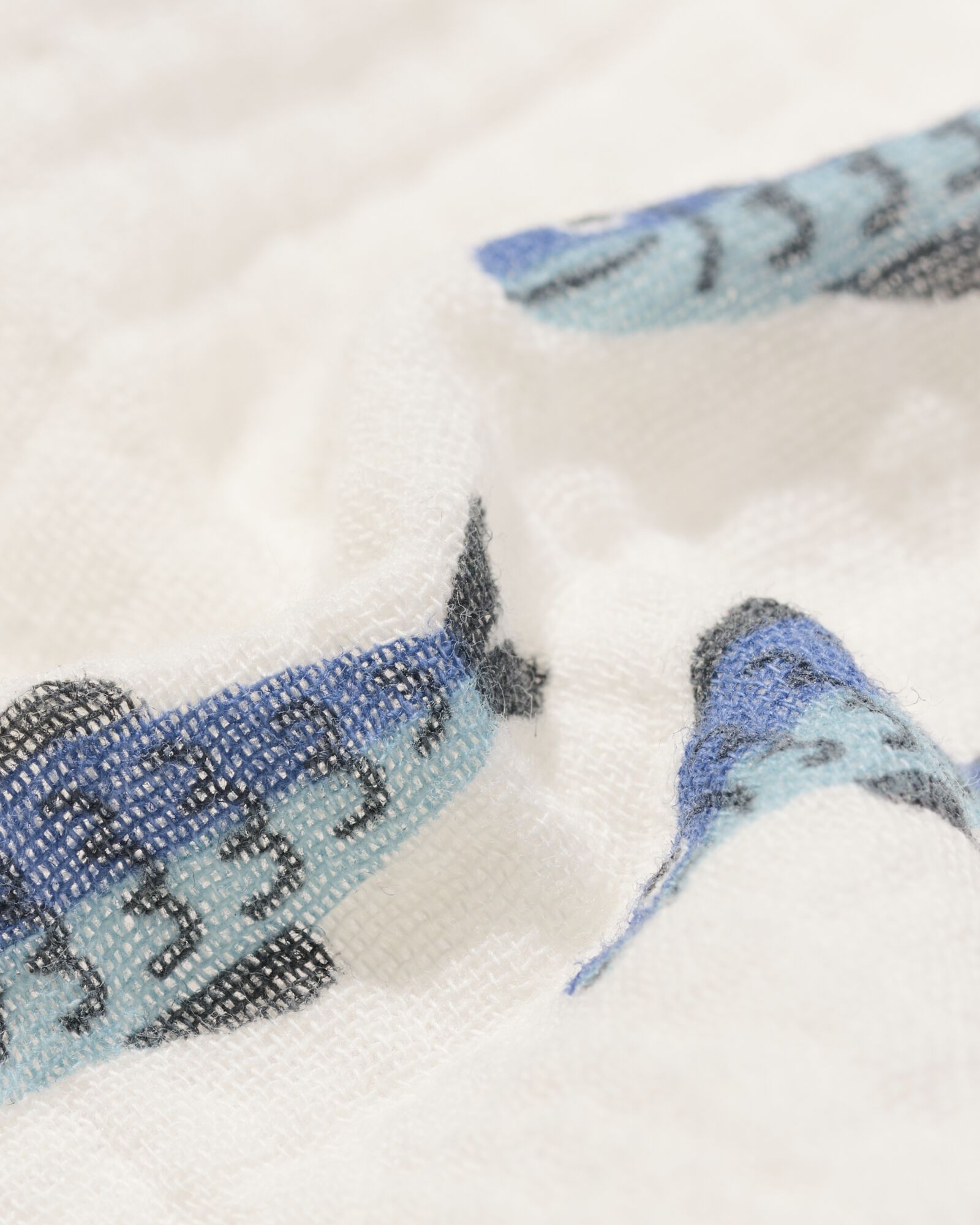 Newborn-T-Shirt Musselin Tierprint mit Wickeldesign eierschalenfarben eierschalenfarben - 33453020OFFWHITE - HEMA