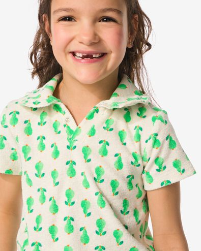 Kinder-Poloshirt, Frottee, Birnen grün grün - 30863769GREEN - HEMA