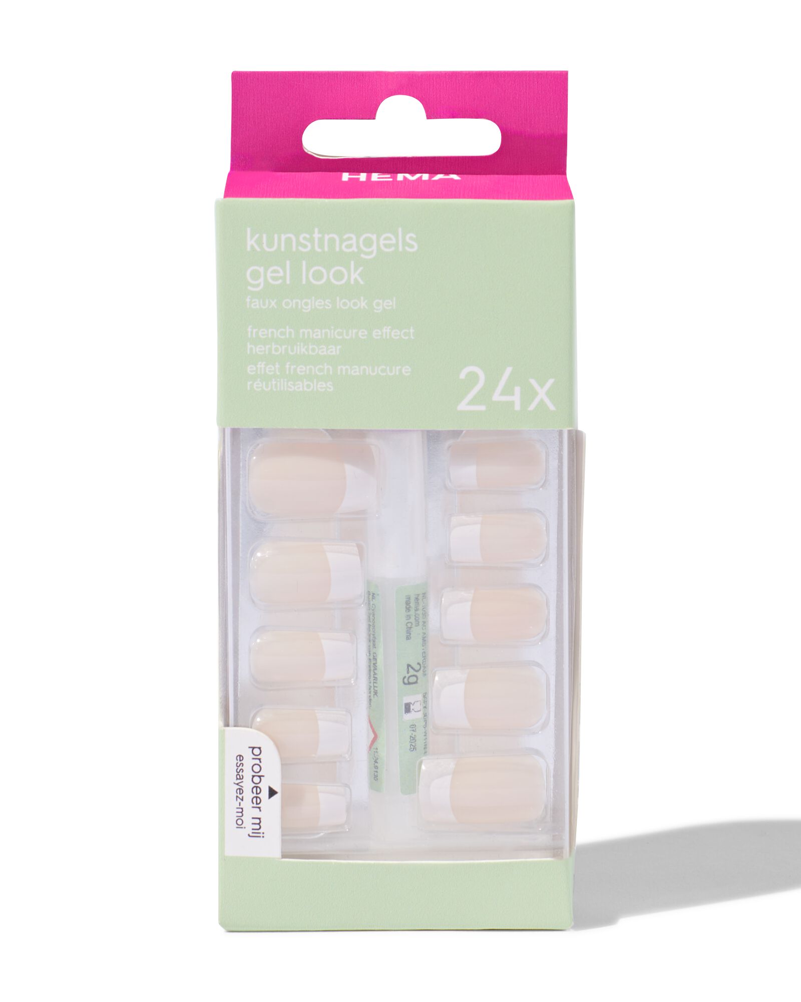 kunstnagels French manicure - 11249132 - HEMA