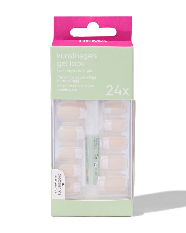kunstnagels French manicure - 11249132 - HEMA