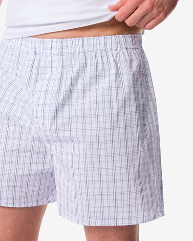 losse herenboxer ruiten gebroken wit gebroken wit - 19190150OFFWHITE - HEMA