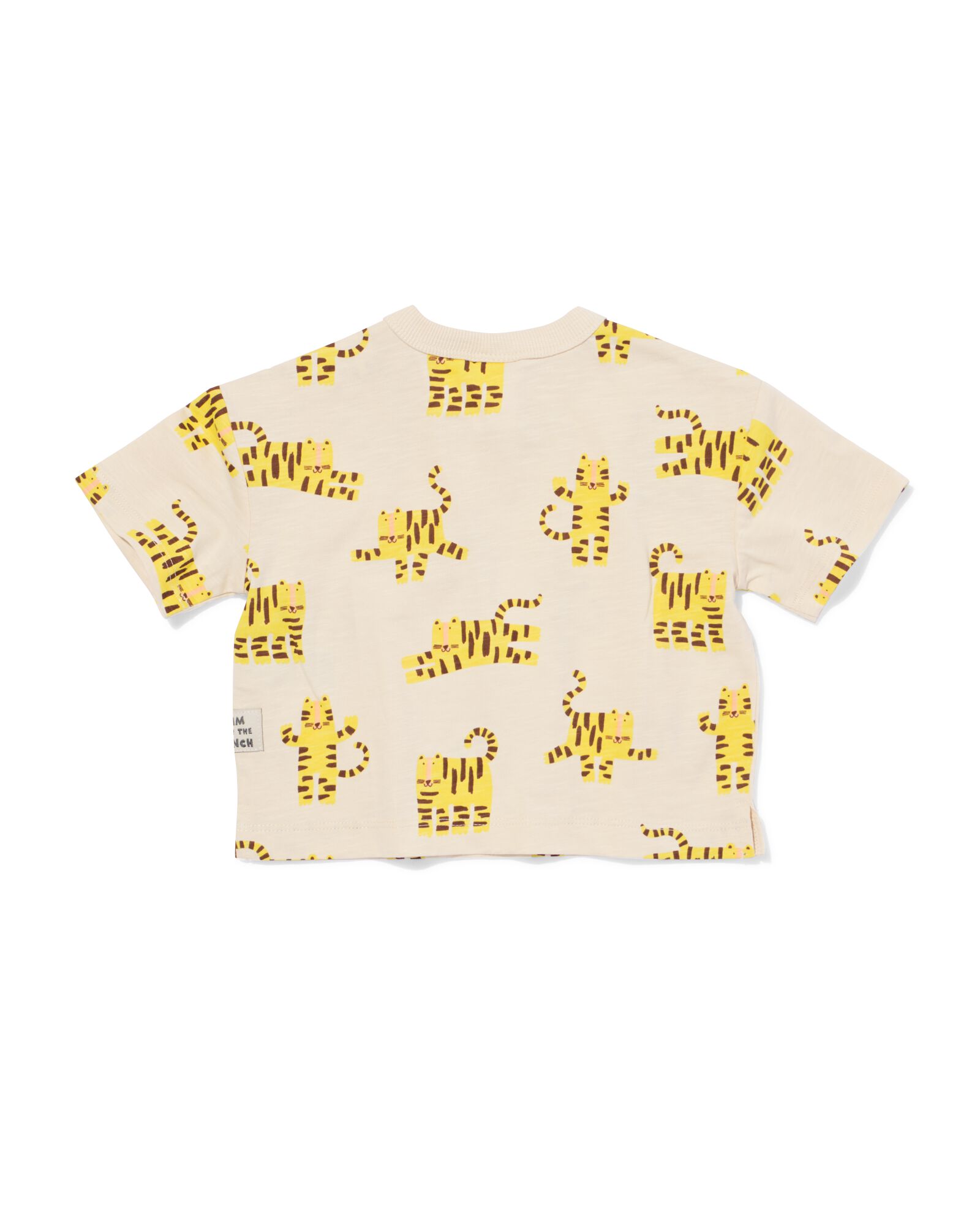 t-shirt b&eacute;b&eacute; tigre &eacute;cru &eacute;cru - 33190470ECRU - HEMA