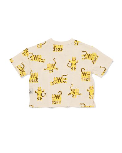 t-shirt b&eacute;b&eacute; tigre &eacute;cru &eacute;cru - 33190470ECRU - HEMA