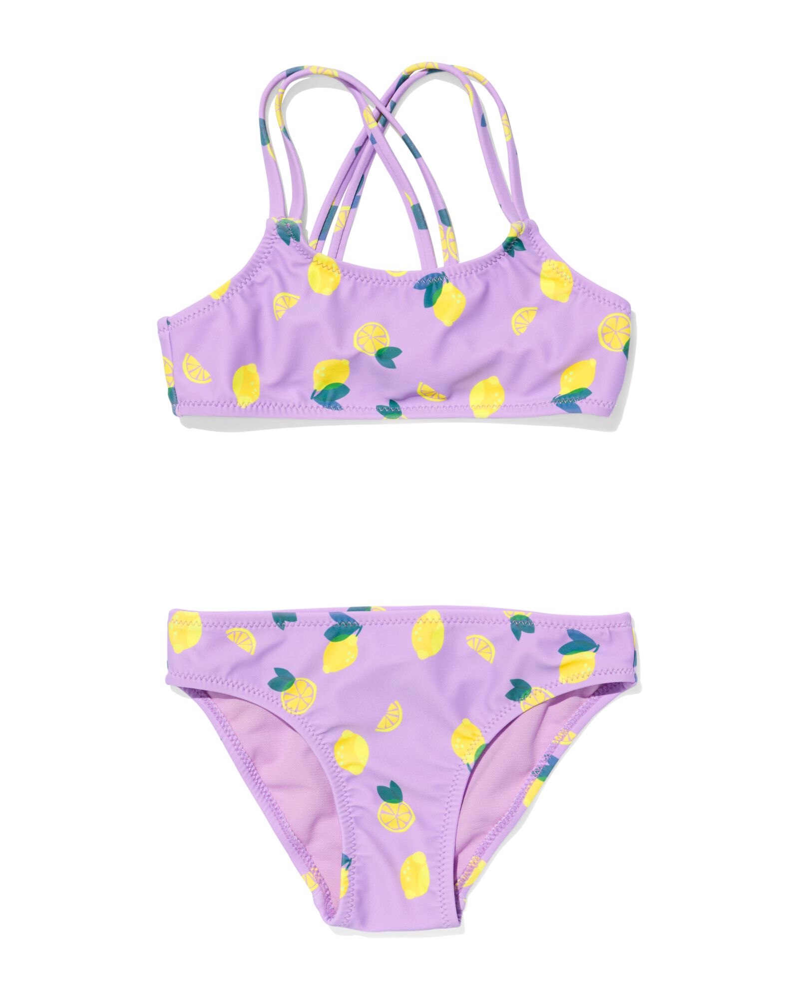 hema bikini enfant avec citrons violet (violet)