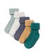 baby sokken met bamboe - 5 paar groen 6-12 m - 4740087 - HEMA
