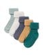5 paires de chaussettes bébé avec bambou vert 0-6 m - 4740086 - HEMA