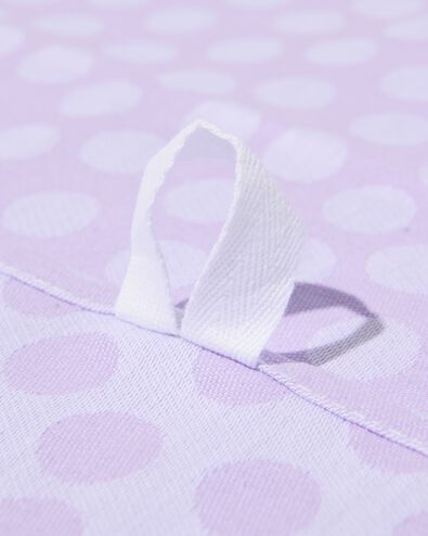 torchon 65x65 coton lilas &agrave; pois - 5440255 - HEMA