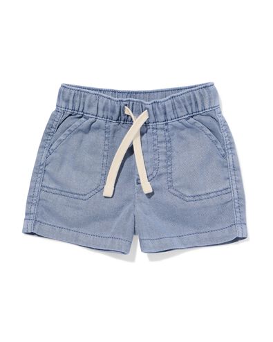 babyshort comfy fit blauw blauw - 33187770BLUE - HEMA