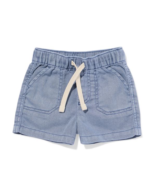 babyshort comfy fit blauw blauw - 33187770BLUE - HEMA