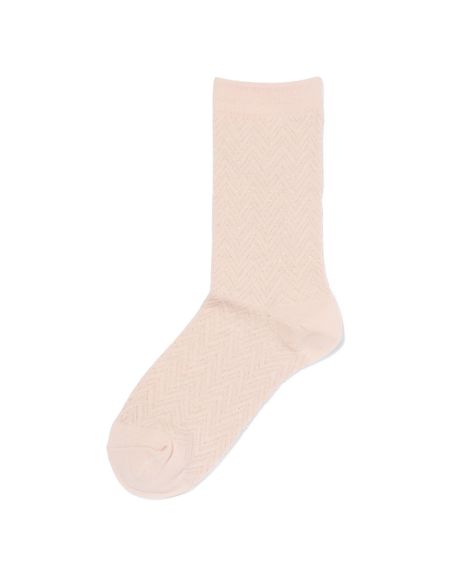 chaussettes zigzag pailletées pour femmes vieux rose vieux rose - 4280675OLDPINK - HEMA