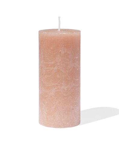 bougies rustiques marron 5 x 11 - 13504005 - HEMA