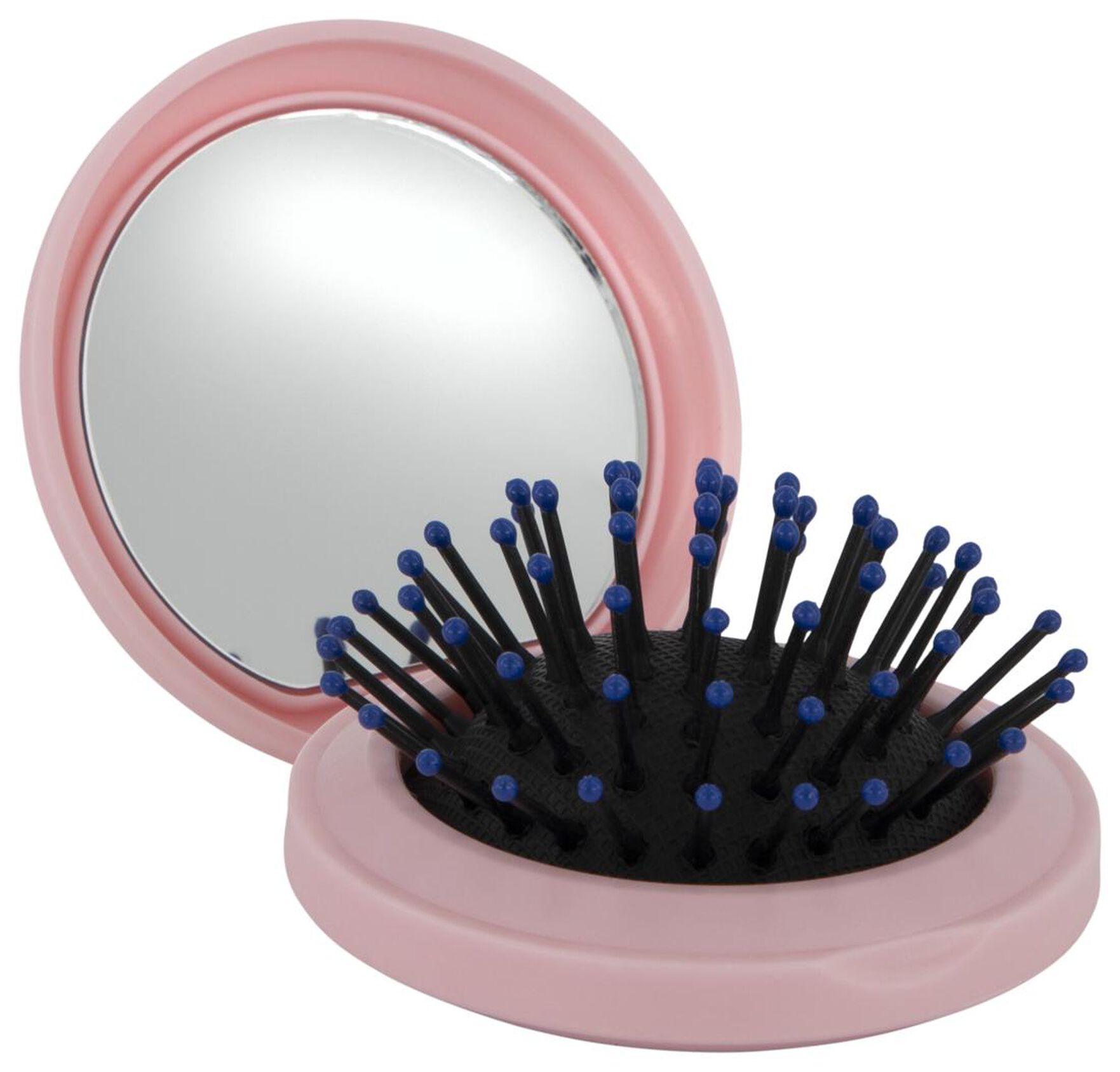 travel hair brush with mirror