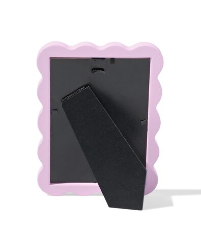 cadre photo 10x15 cm bois ondul&eacute; lilas - 13625026 - HEMA