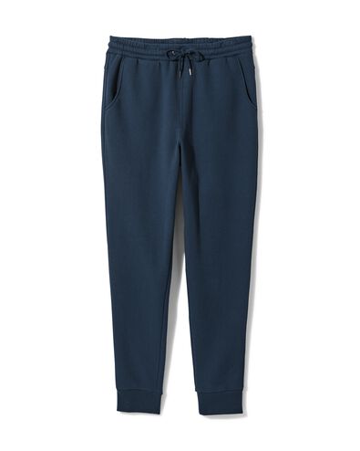 heren sweatbroek donkerblauw - 1000030212 - HEMA