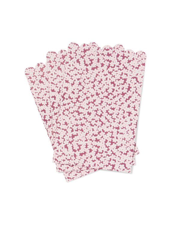 Geschenkt&uuml;ten M, 17 &times; 26 cm, Blumen &ndash; 3 St&uuml;ck - 14700569 - HEMA