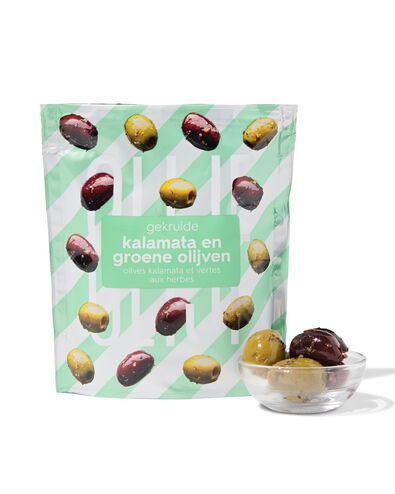 olijven-kalamatamix 120gram - 10720002 - HEMA