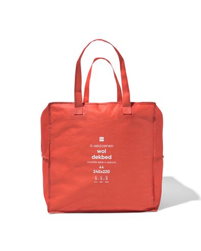 Steppbett 240 &times; 220 cm, Wolle, 4 Saisons - 5590026 - HEMA