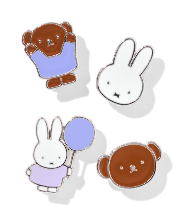 pins Miffy - 4 pi&egrave;ces - 14200594 - HEMA