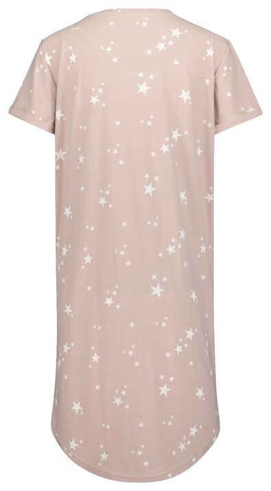 chemise de nuit femme micro rose rose - 1000020327 - HEMA