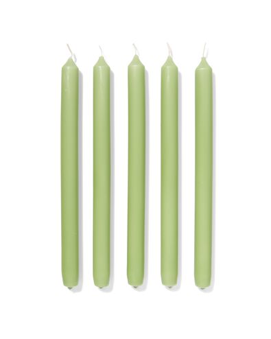 12er-Pack lange Haushaltskerzen, &Oslash; 2.2 x 29 cm, hellgr&uuml;n hellgr&uuml;n 2,2 x 29 - 13503167 - HEMA
