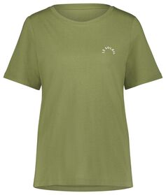 t-shirt femme Alara soleil olive olive - 1000027675 - HEMA