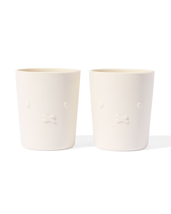 gobelets Miffy en silicone - lot de 2 - 14250170 - HEMA