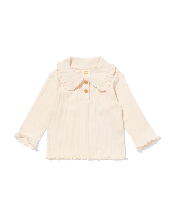 Baby-T-Shirt Ajour, Schmetterling ecru ecru - 33076170ECRU - HEMA