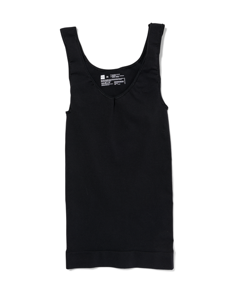 sterk corrigerend hemd zwart M - 21500181 - HEMA