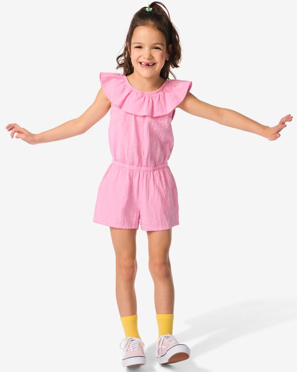 Kinder-Jumpsuit, Rüschen rosa rosa - 30853904PINK - HEMA