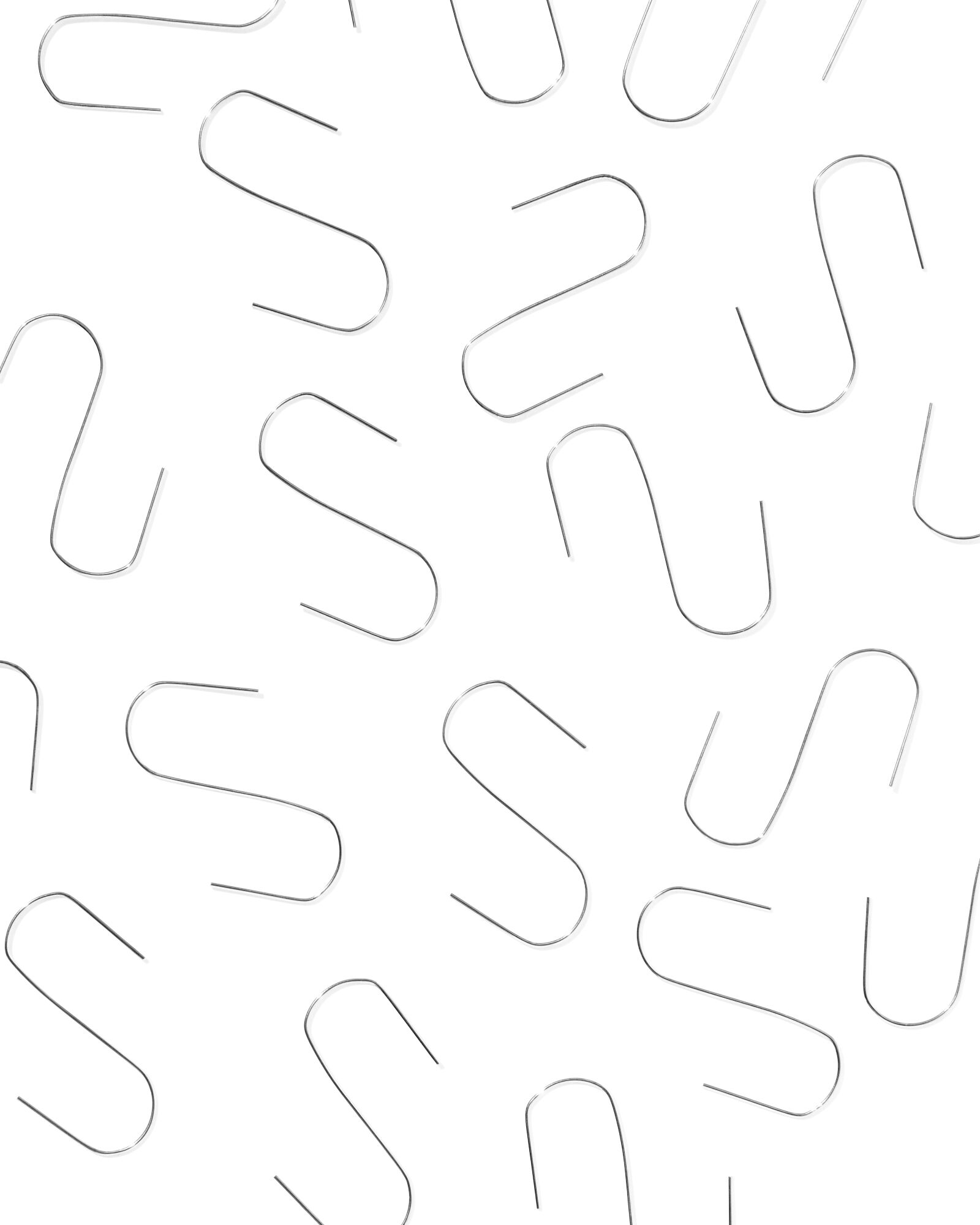 50 crochets argent&eacute;s pour sapin de no&euml;l - 25130153 - HEMA