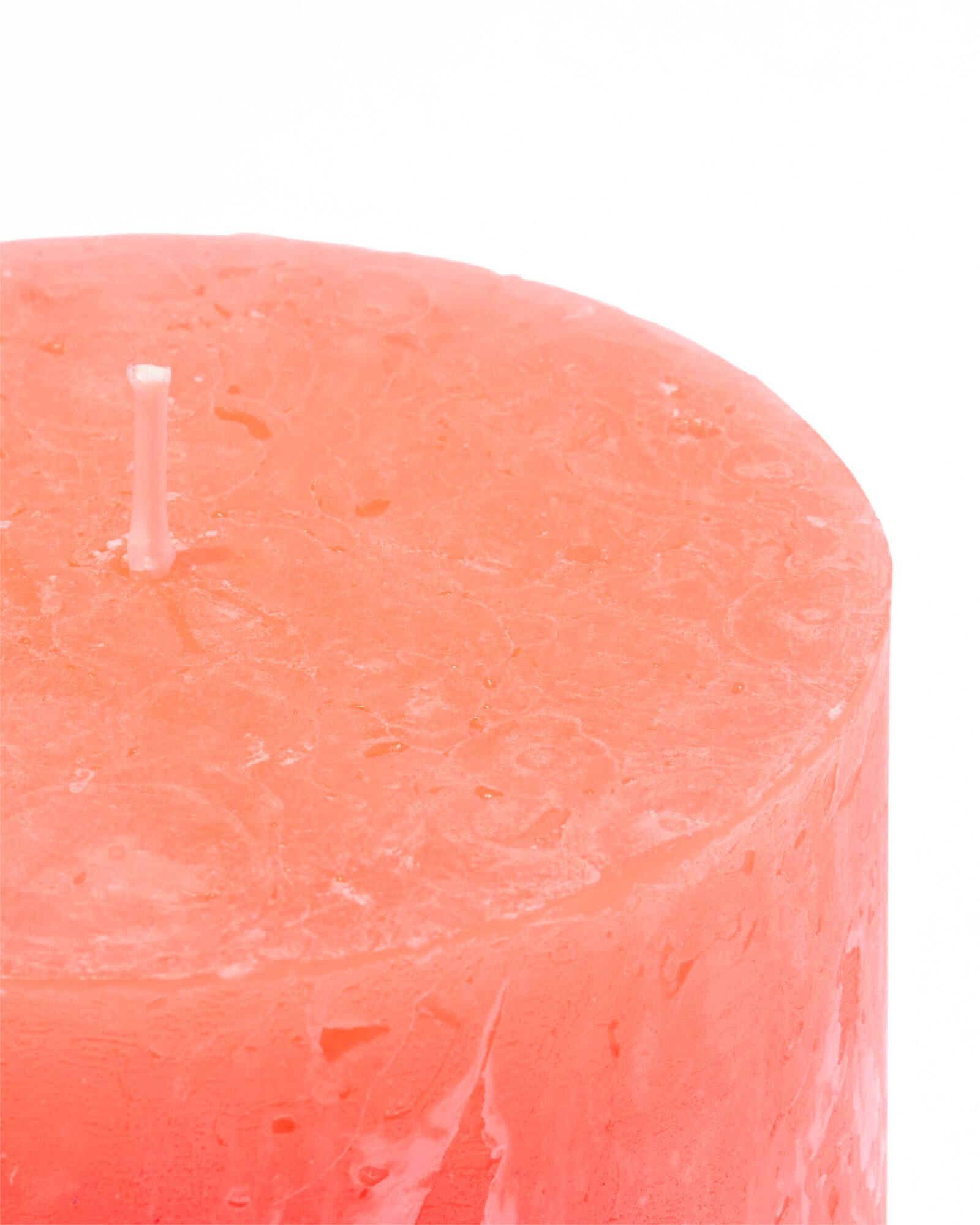 bougies rustiques orange fluorescent orange fluorescent - 2000000050 - HEMA