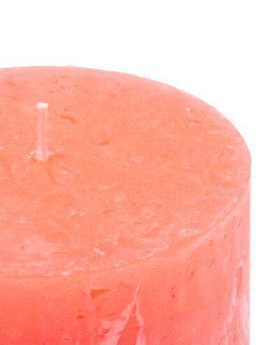 bougies rustiques orange fluorescent orange fluorescent - 2000000050 - HEMA