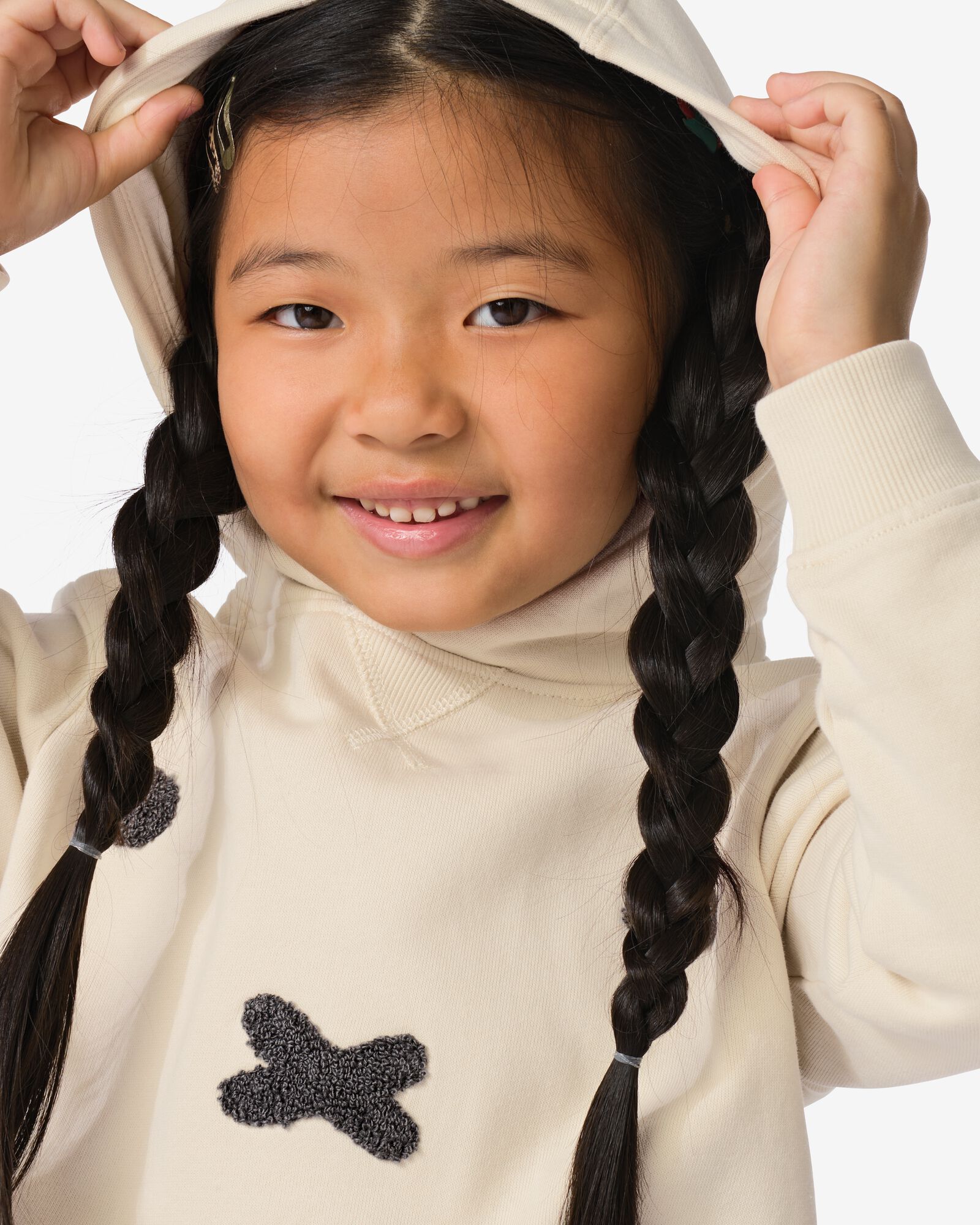 nijntje kinderhoodie gebroken wit gebroken wit - 30848404OFFWHITE - HEMA