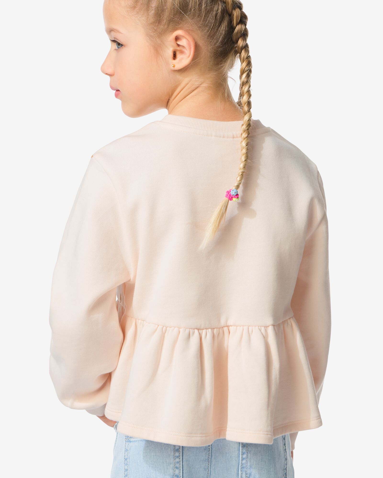 Kinderpullover aus Sweatstoff mit Blumen ecru ecru - 30842909ECRU - HEMA