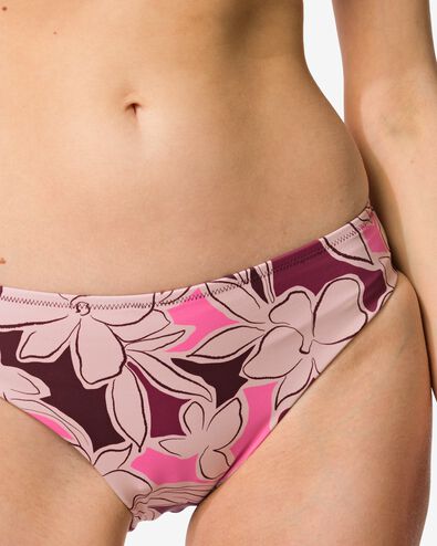 bas de bikini femme Mila coupe r&eacute;guli&egrave;re rose rose - 22360330PINK - HEMA