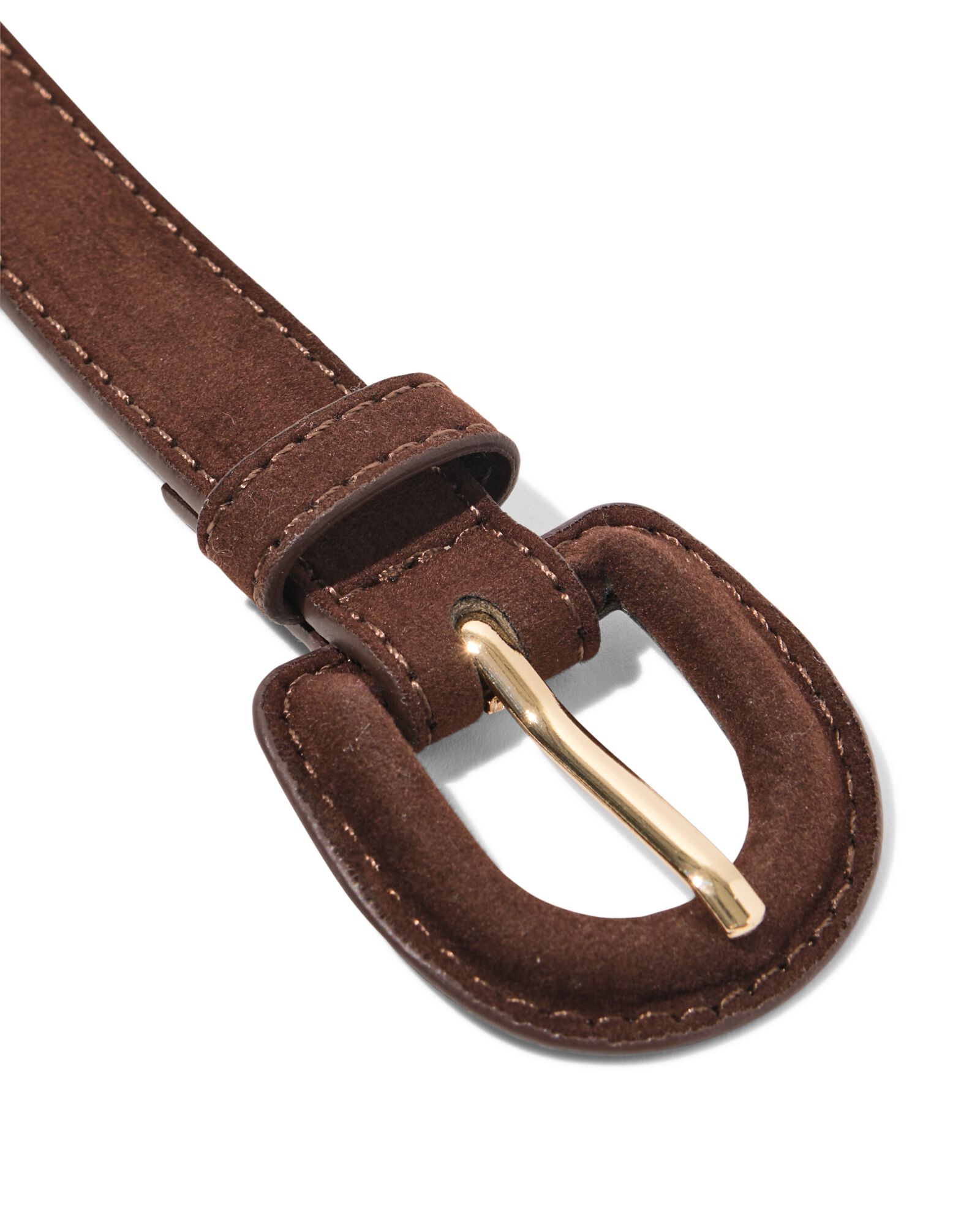 damesriem su&egrave;de smal bruin bruin - 16360165BROWN - HEMA