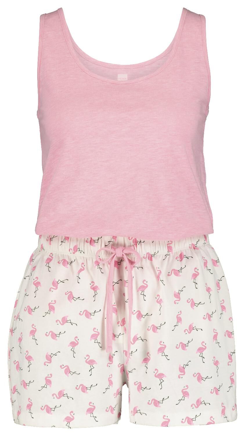 dames pyjama lichtroze - HEMA